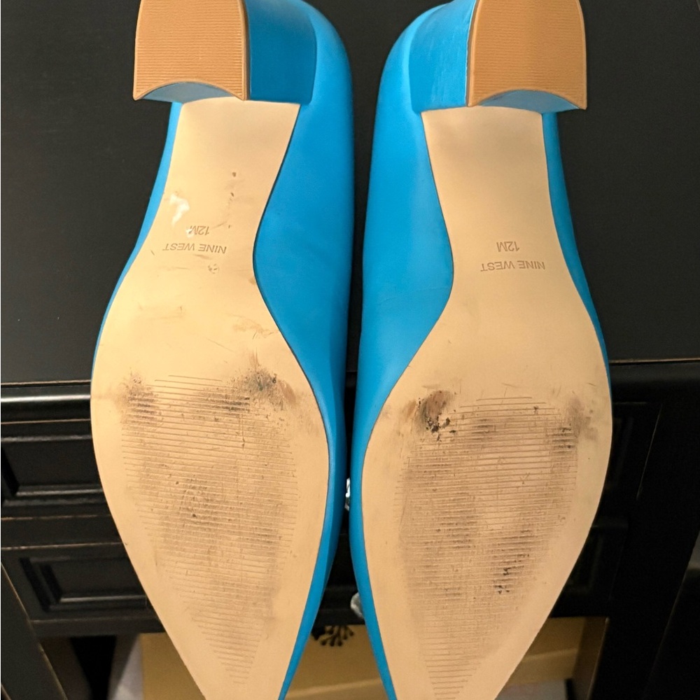 Nine West Blue High Heel Pumps - Picture 3 of 6